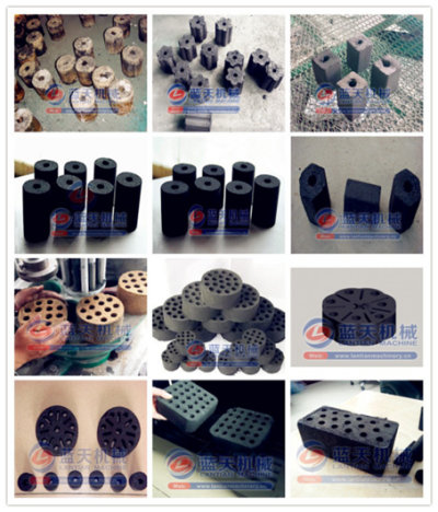 Charcoal powder shaping machine