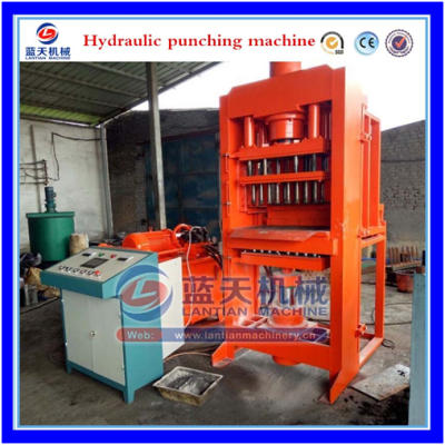 Hydraulic sawdust briquette press machine