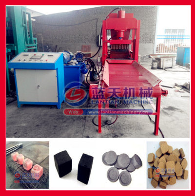 Wood charcoal tablet press machine