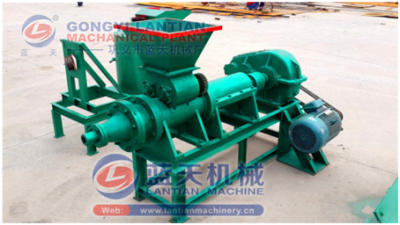 Coal rod extruder machine