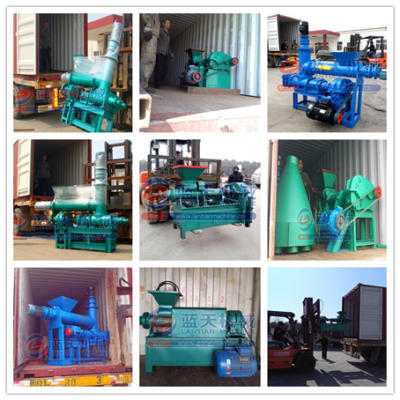 Coal rod extruder machine