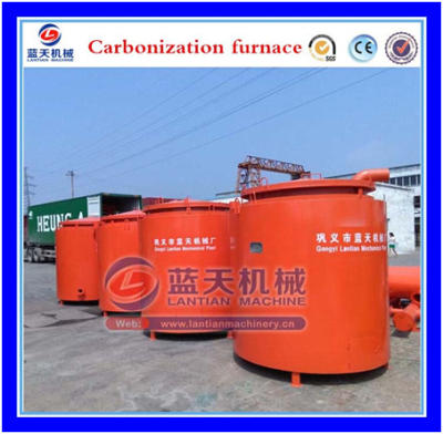 Airflow carbonization furnace