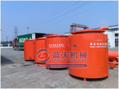 Airflow carbonization furnace