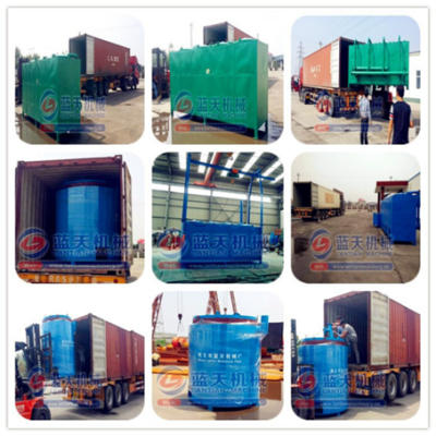 Sawdust briquette carbonization furnace