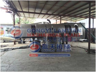 Rice rusk carbonization furnace