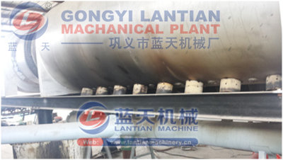 Rice rusk carbonization furnace