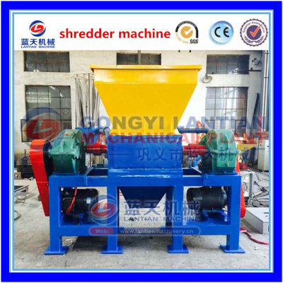 Electronic waste shredder machine