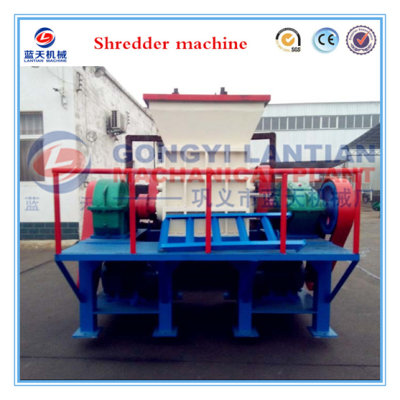 Tire shredder machine