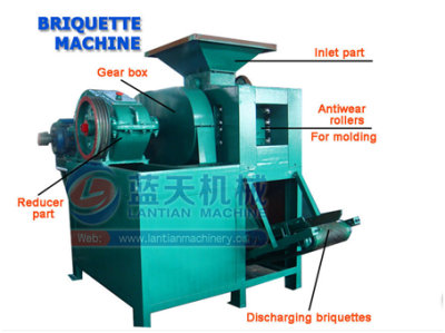 Bamboo charcoal briquette machine