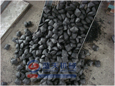 Bamboo charcoal briquette machine