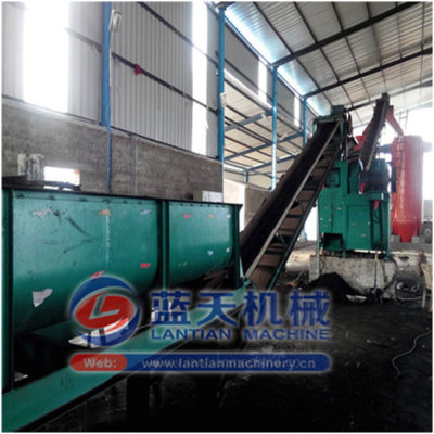 Bamboo charcoal briquette machine