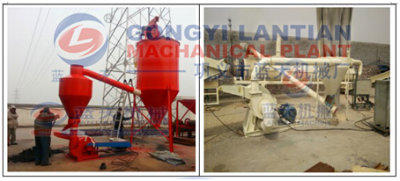 Sawdust briquette machine