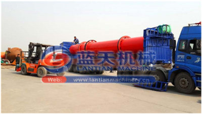 Chicken manure dryer machine