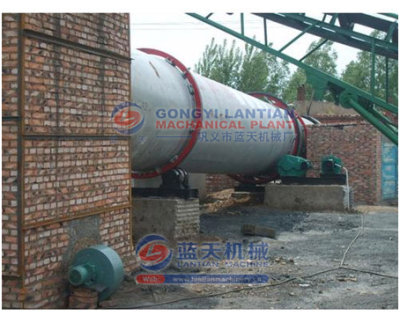 Mineral waste residue dryer