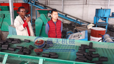 Charcoal briquettes machine in Malaysian